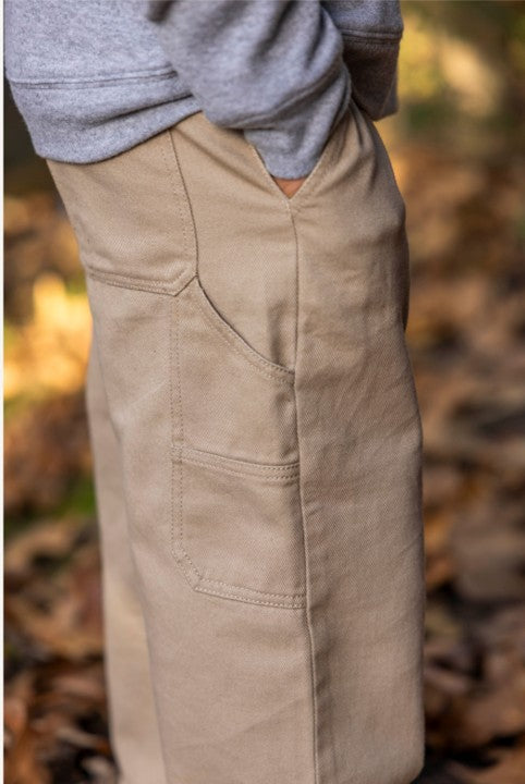 Feather 4 Arrow Carpenter Twill Pant - Dark Khaki