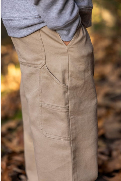 Feather 4 Arrow Carpenter Twill Pant - Dark Khaki