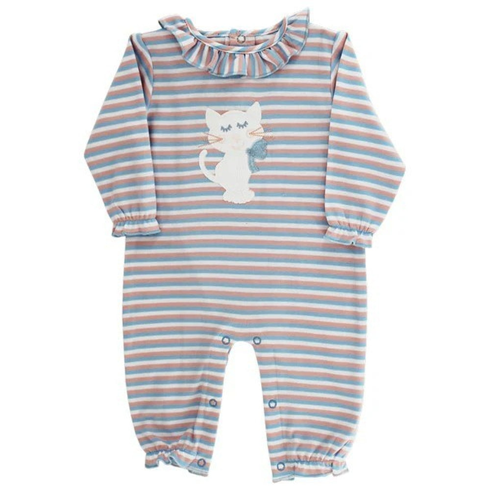 Bailey Boys Prissy Cat Knit Romper