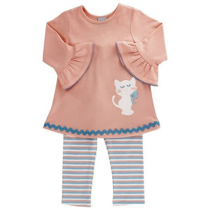 Bailey Boys Prissy Cat Tunic Pant Set