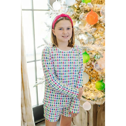 Lila and Hayes Christmas Tree Bright Sophie Short Set