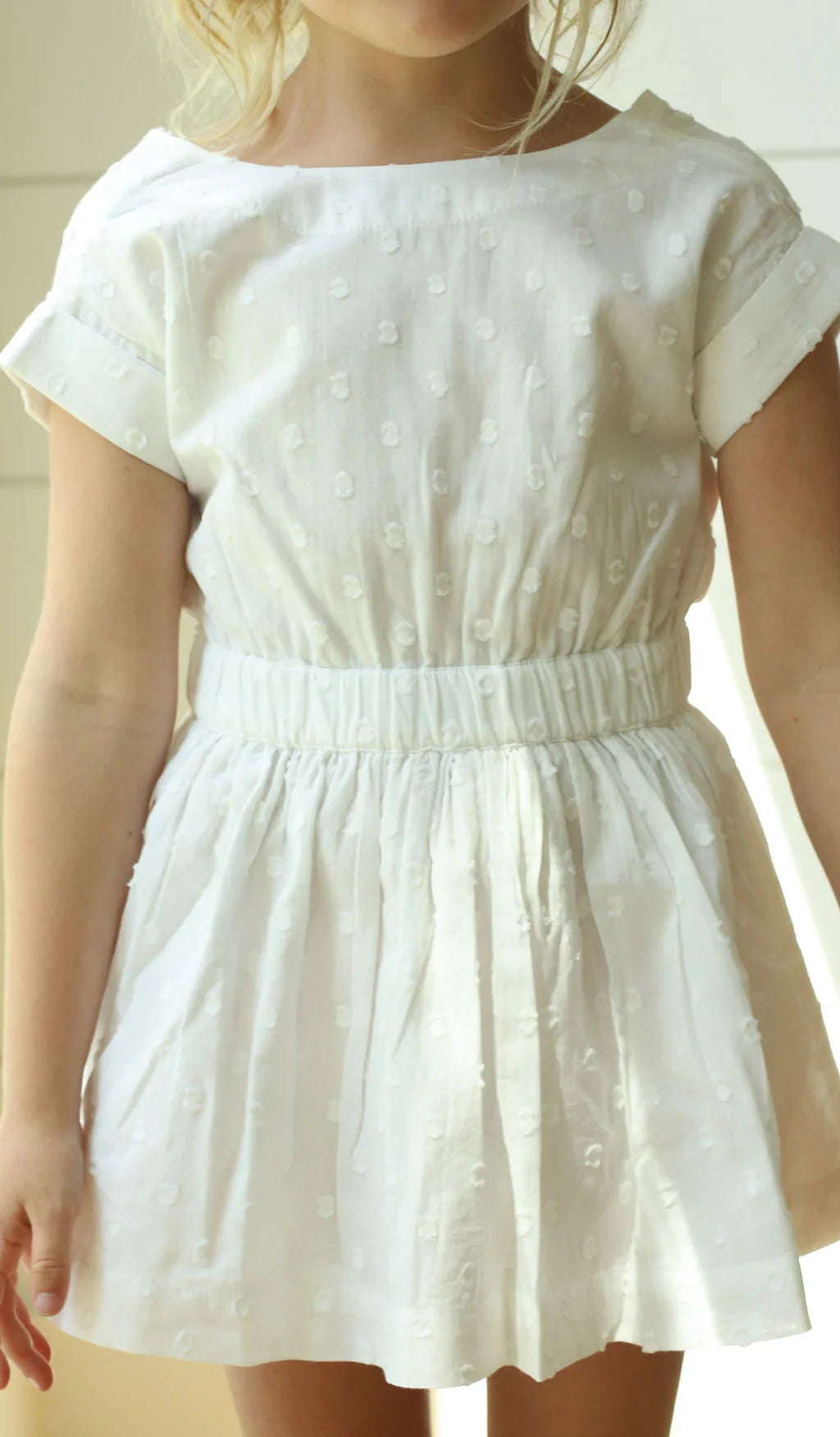 Dear GeorgieDear Georgie Girls Bow Back Dress - Swiss DotBabysupermarket
