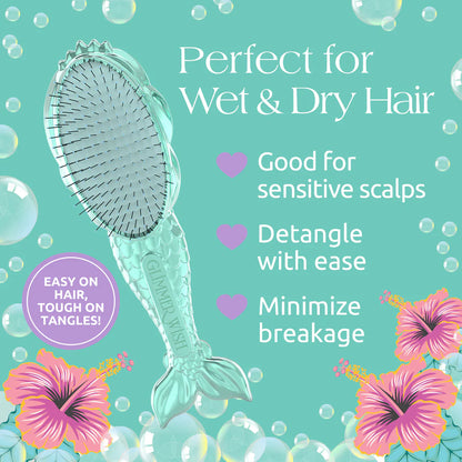 Glimmer WishGlimmer Wish Mermaid Detangling HairbrushBabysupermarket