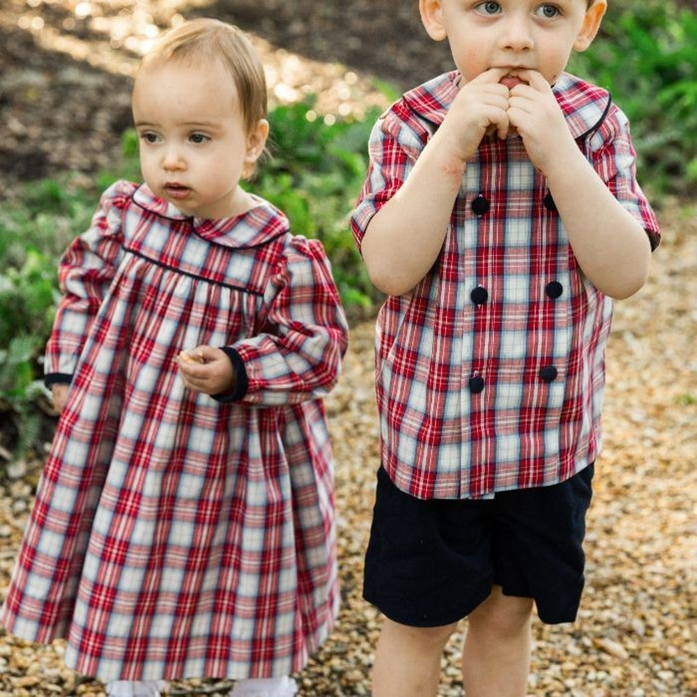 Bailey Boys Cranberry Dressy Short Set