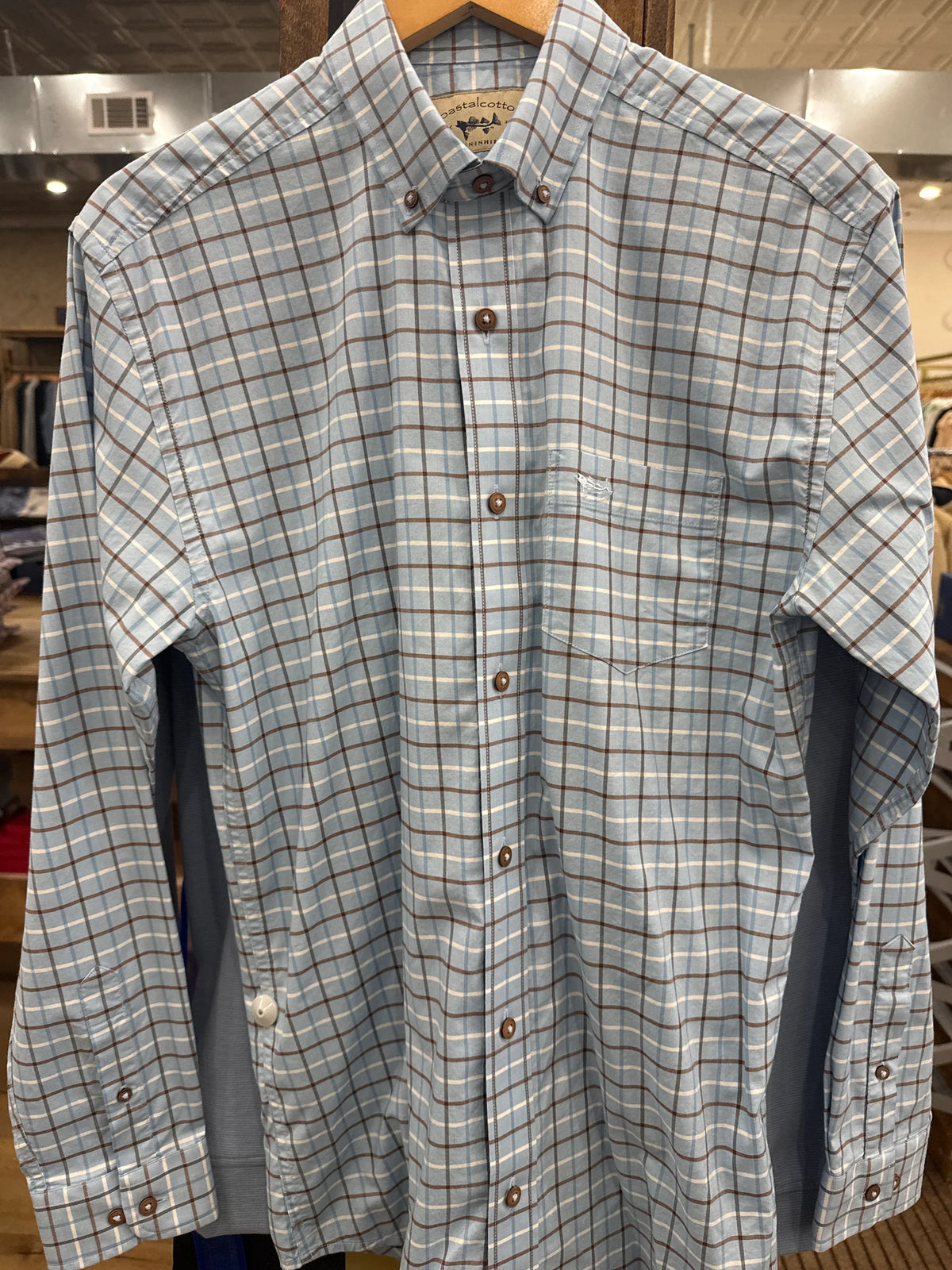 Coastal Cotton Boys Sport Shirt - Bay Blue