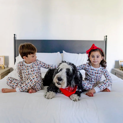 Lila and Hayes Grayson Pajama Set - Western Pups