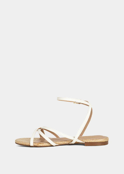 ShuShop Girls Dana Mini Sandal - White