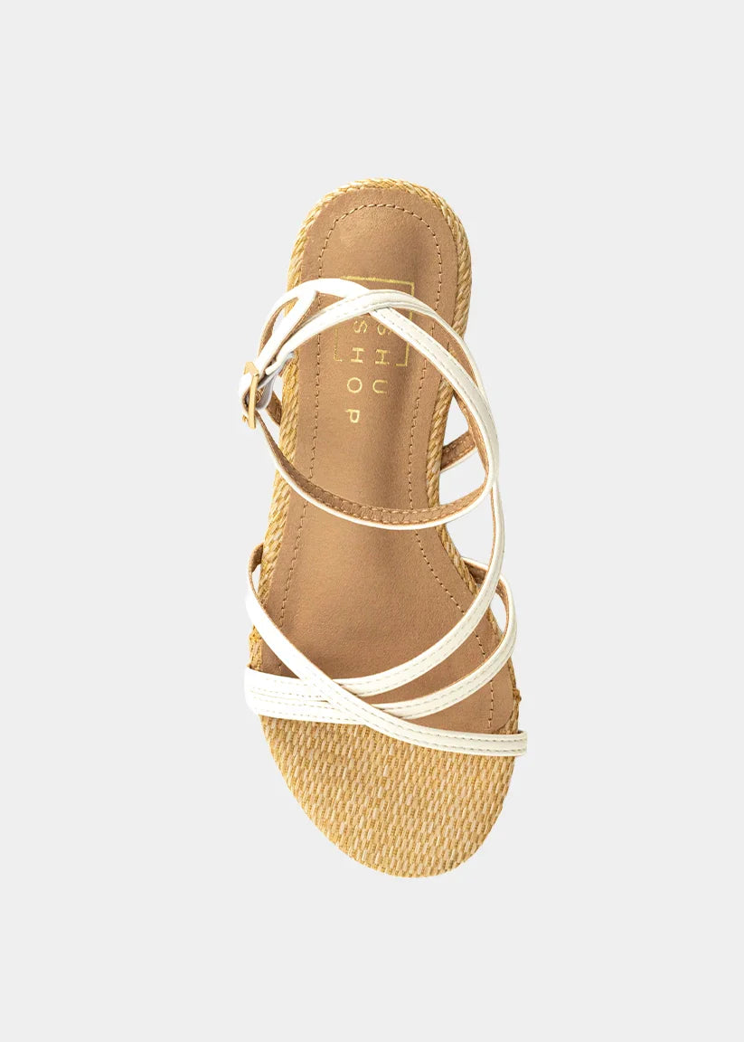 ShuShop Girls Dana Mini Sandal - White