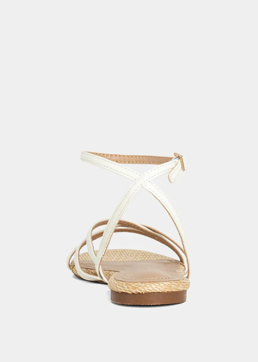 ShuShop Girls Dana Mini Sandal - White