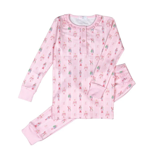 Baby Loren Girls Nutcracker Two Piece Loungewear