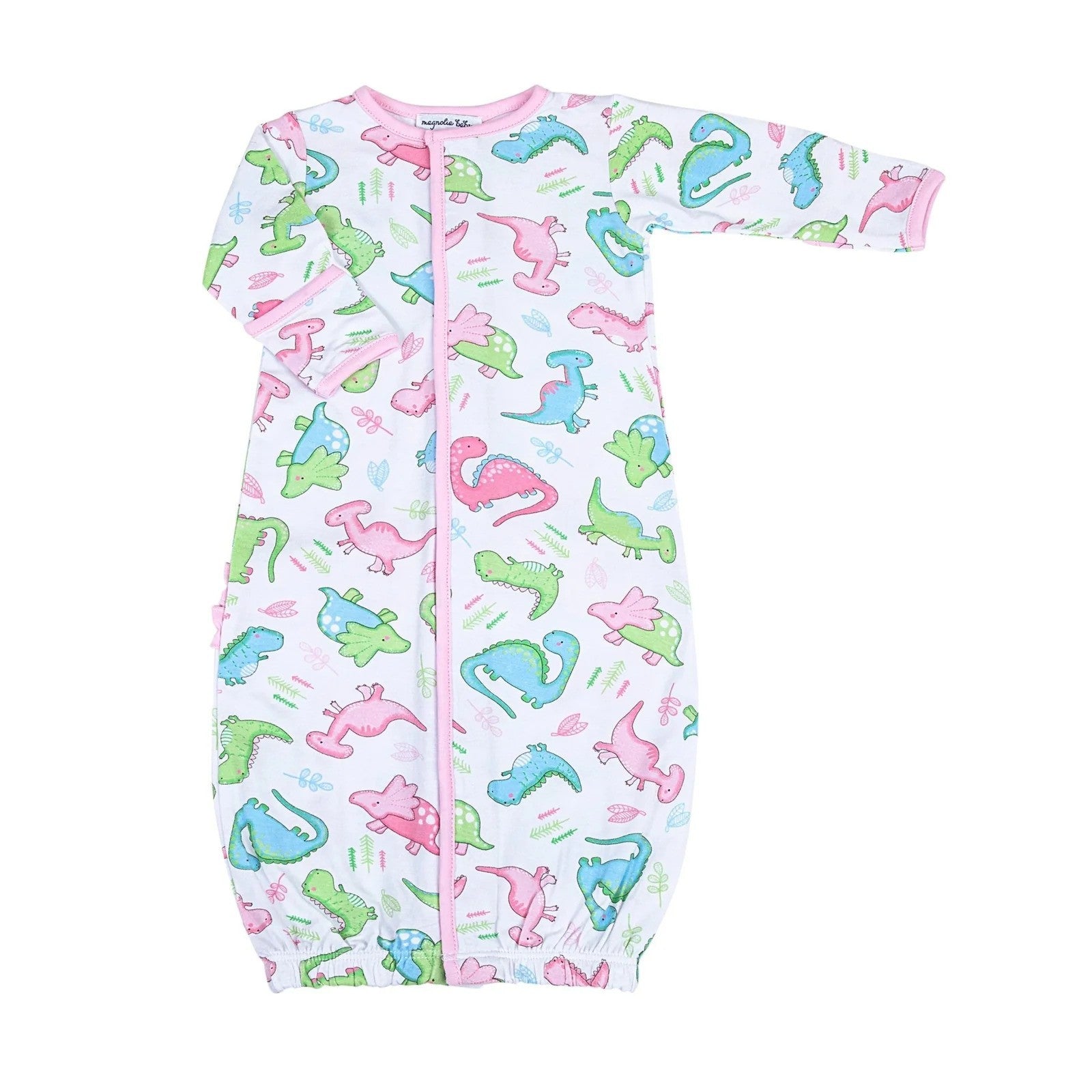 Magnolia Baby Dino Dreams Pink Printed Ruffle Converter