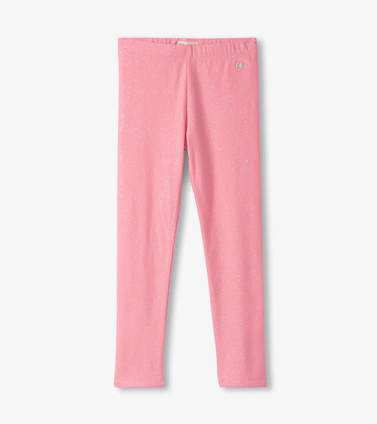 Hatley Girls Flamingo Pink Cozy Leggings