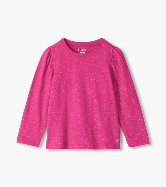 Hatley Girls Very Berry Hot Melt Long Sleeve Tee