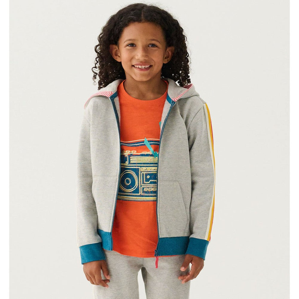 Hatley Athletic Grey Full Zip Hoodie