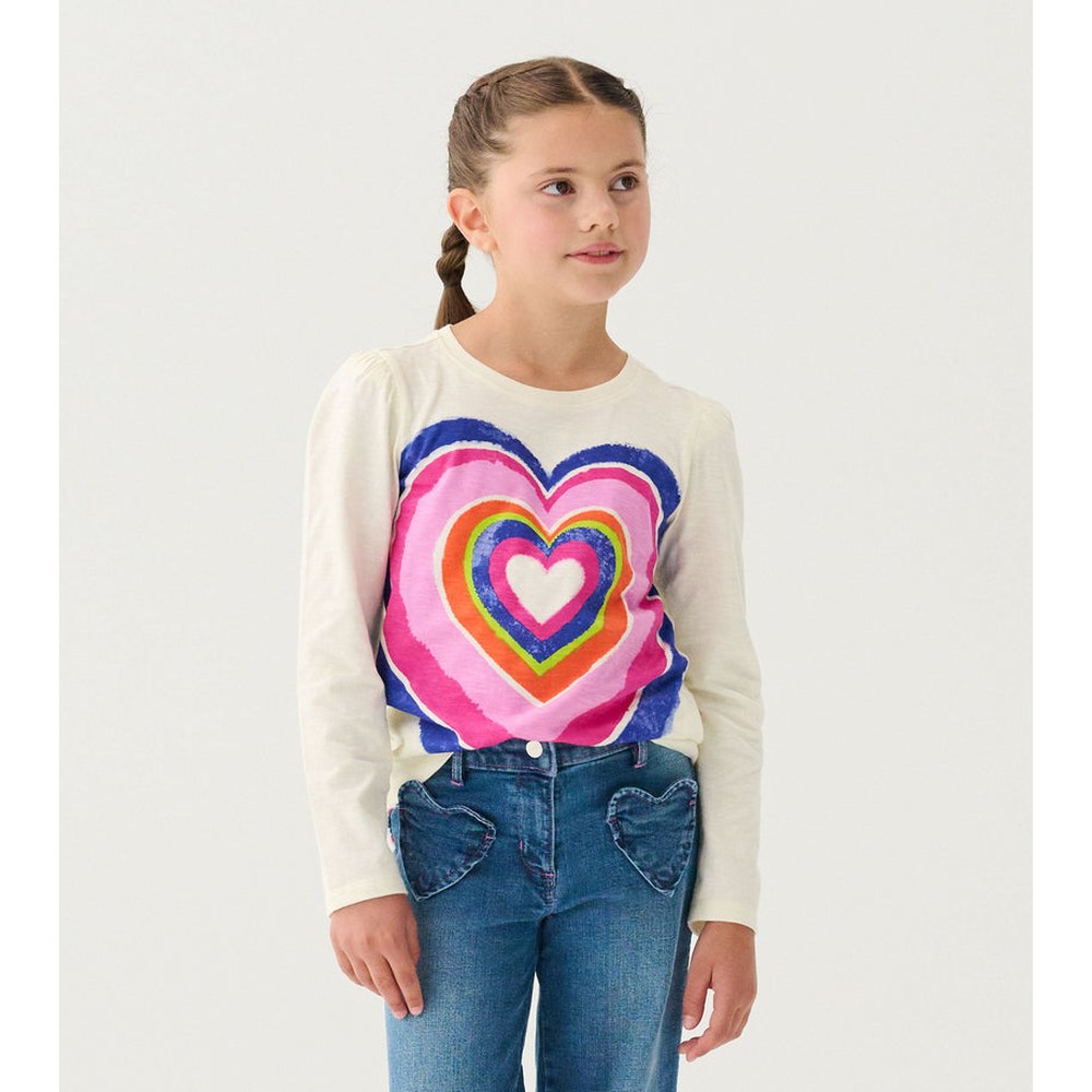 Hatley Layered Hearts Long Sleeve Graphic Tee