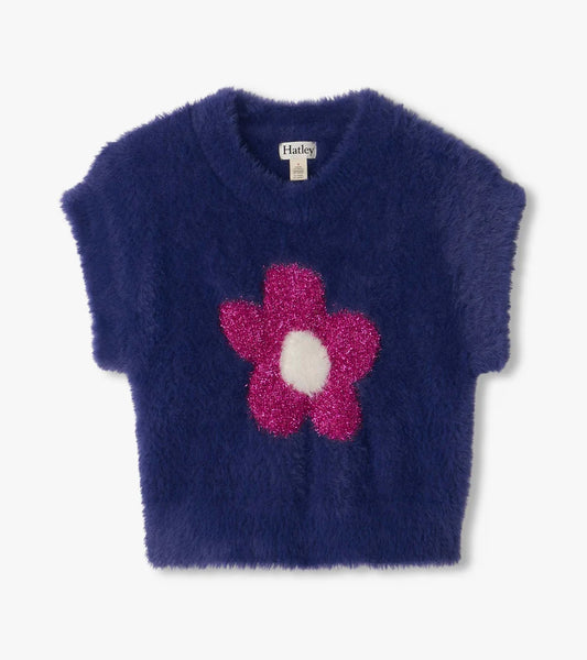 HatleyHatley Girls Flower Everywhere Sweater VestBabysupermarket