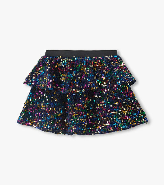 Hatley Girls Rainbow Coins Sequins Flounce Skirt