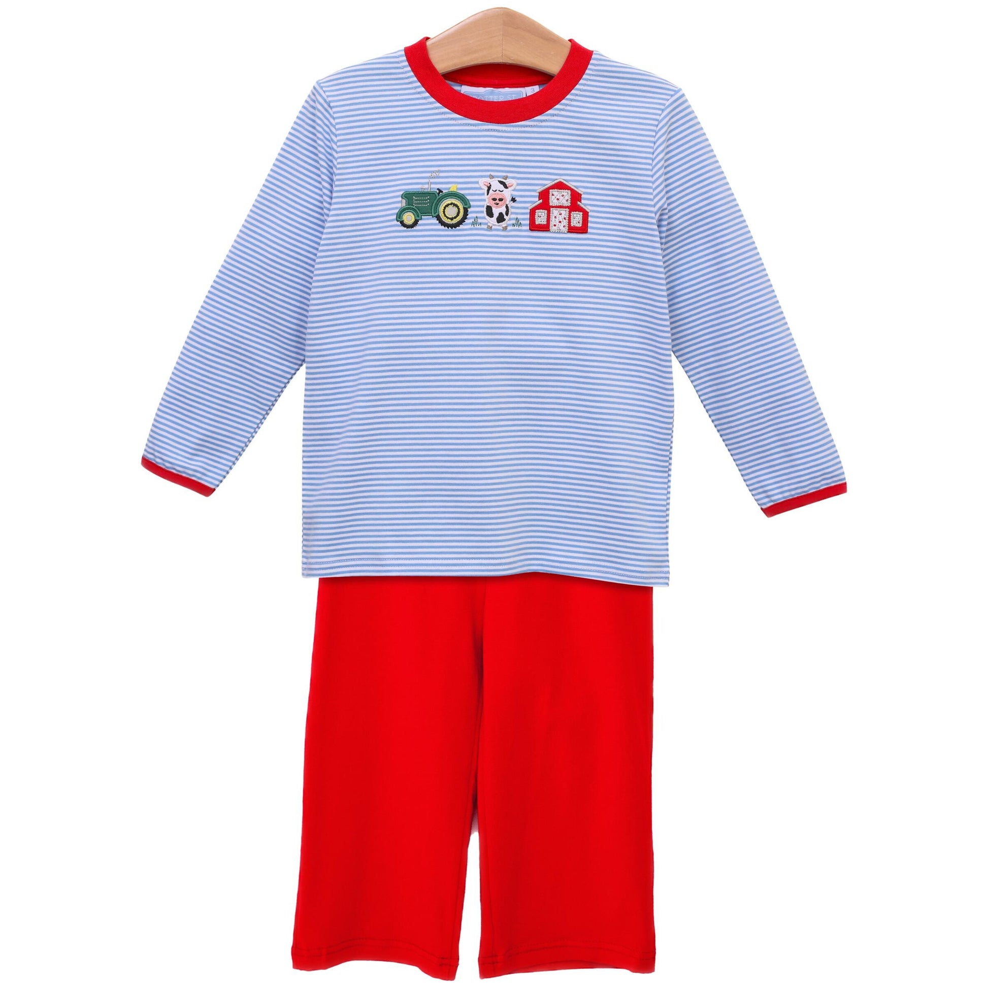 Trotter Street Kids Farm Pants Set