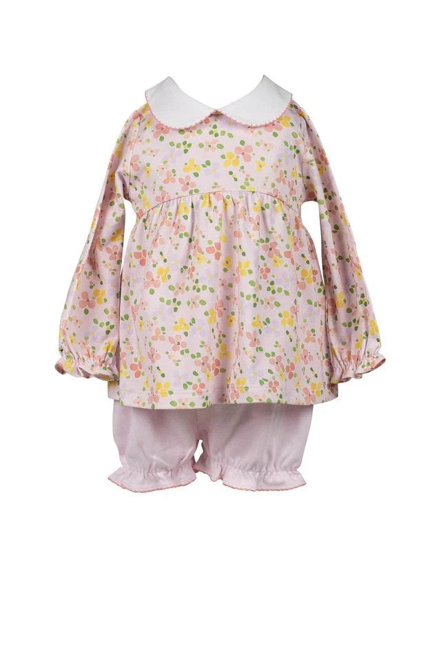 Proper Peony Betty Floral Long Sleeve Bloomer Set