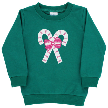 Bailey Boys Girls Candy Cane Legging Set