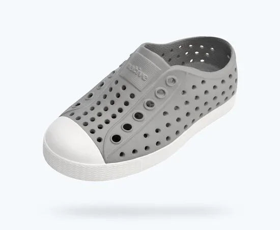 NativeNative Shoes - Jefferson Kids - Pigeon Grey/Shell WhiteBabysupermarket