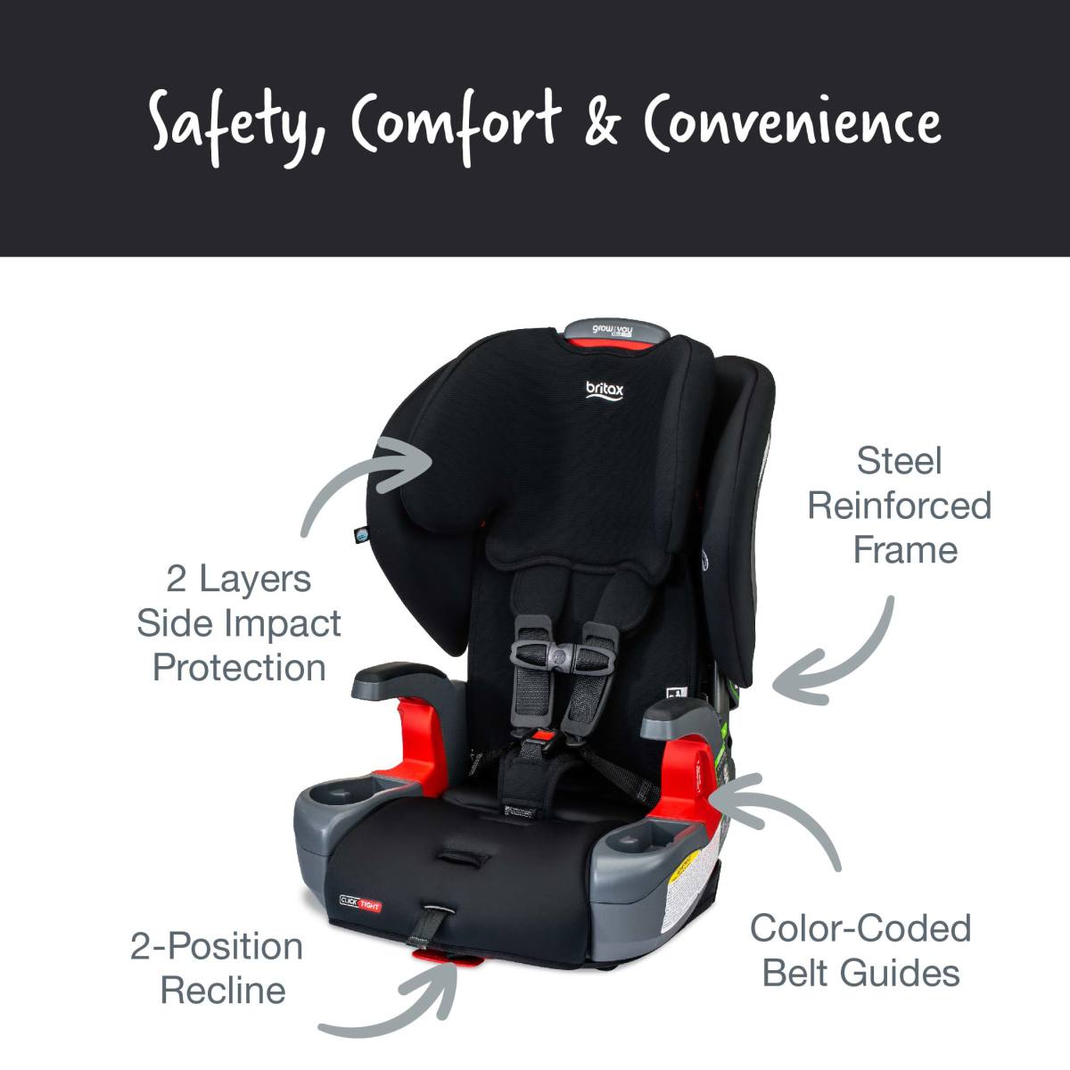 Britax Grow With You Clicktight Harness-to-Booster Seat