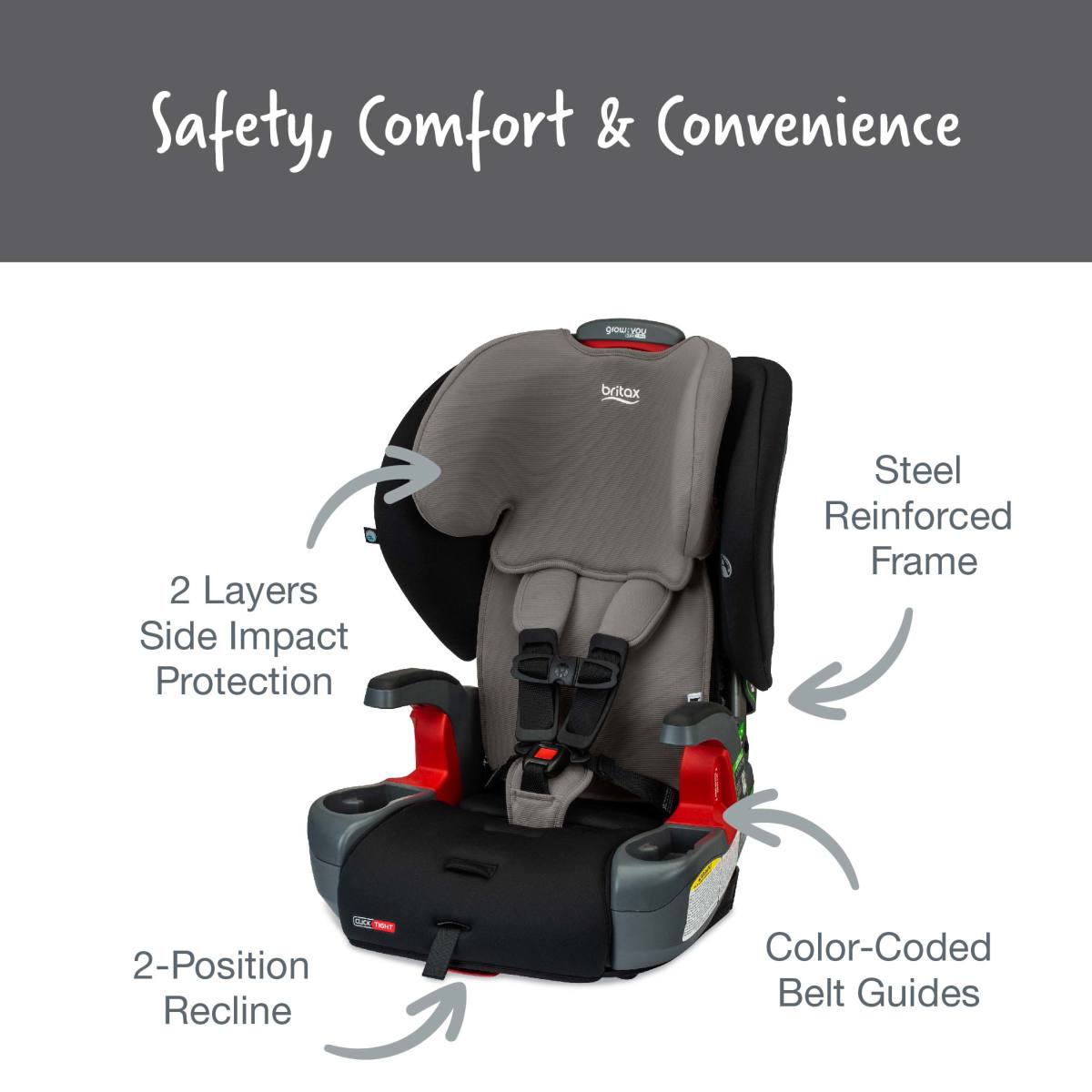 BritaxBritax Grow With You Clicktight Harness-to-Booster SeatBabysupermarket