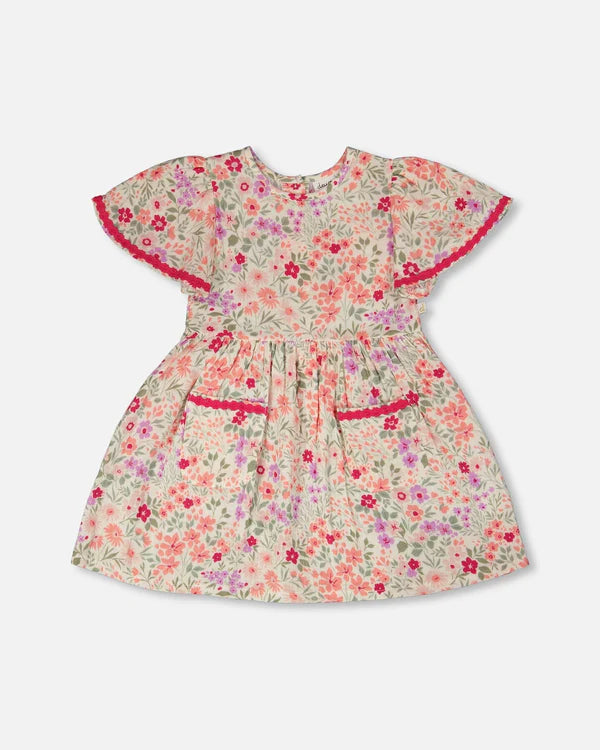 Deux par Deux Little Meadow Muslin Dress