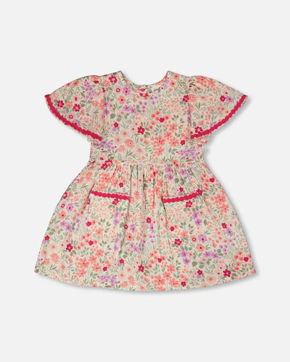 Deux par Deux Little Meadow Muslin Dress