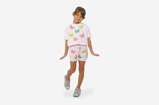 Haven Girl Butterfly Bliss Multi Butterfly Box Tee