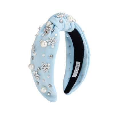 Sweet Wink Snowflake Gemstone Headband