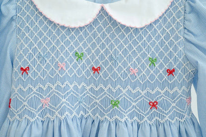 Ruth & Ralph Holiday Funfetti Bows Dress