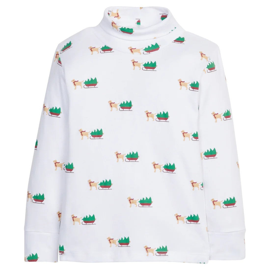 Little English Boys Printed Turtleneck Holiday Labs