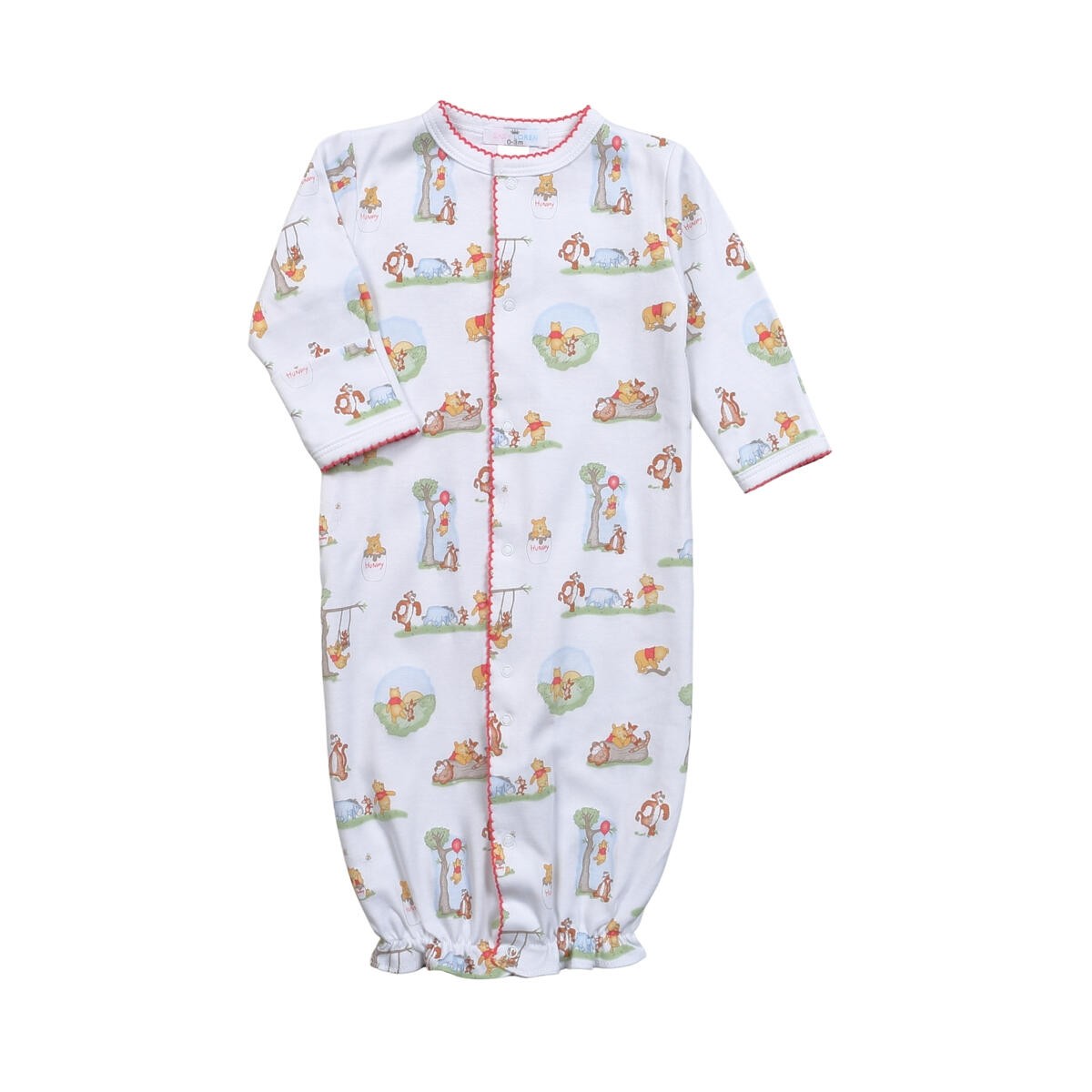 Baby Loren Honey Bear Pima Converter Gown