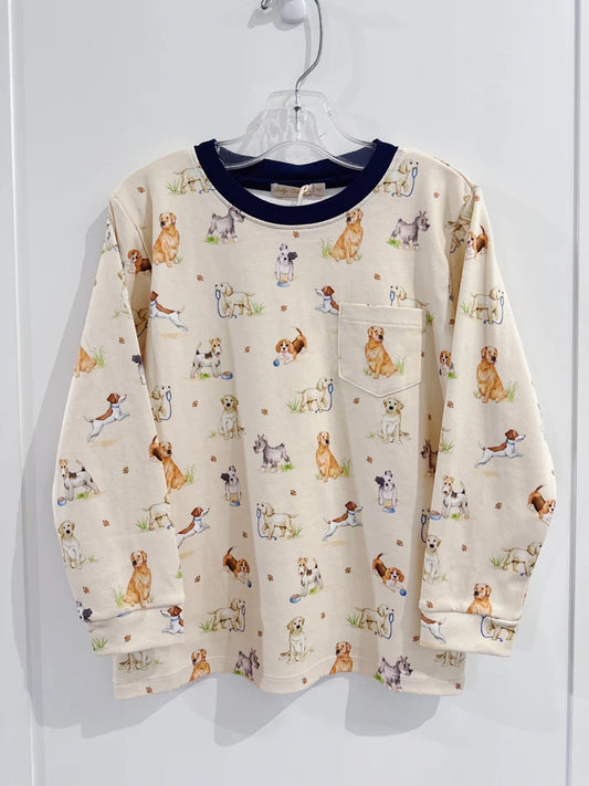 Baby Club Chic Dog Days Pocket T-Shirt