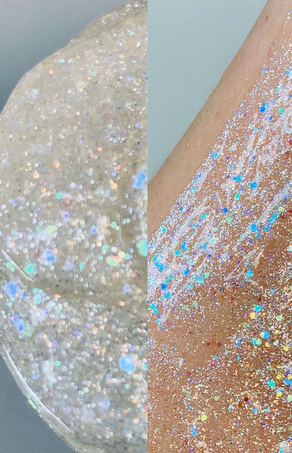 Sunshine & Glitter Birthday Everyday Party Cake Scented Holo-iridescent Glitter Body Gel