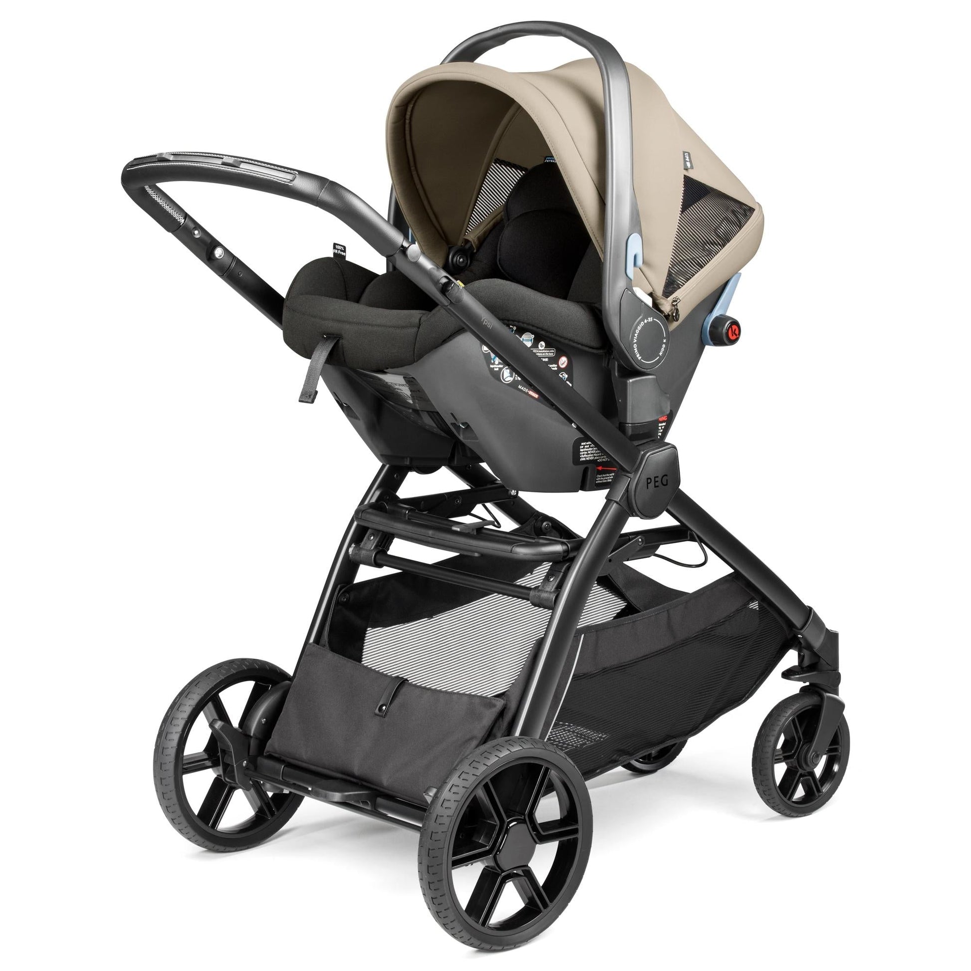 PEGPEG YPSI Stroller + Primo Viaggio Nido Car Seat Travel System | Specialty Store Exclusive!Babysupermarket