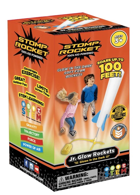 Stomp Rocket JR. Glow In The Dark Stomp Rocket