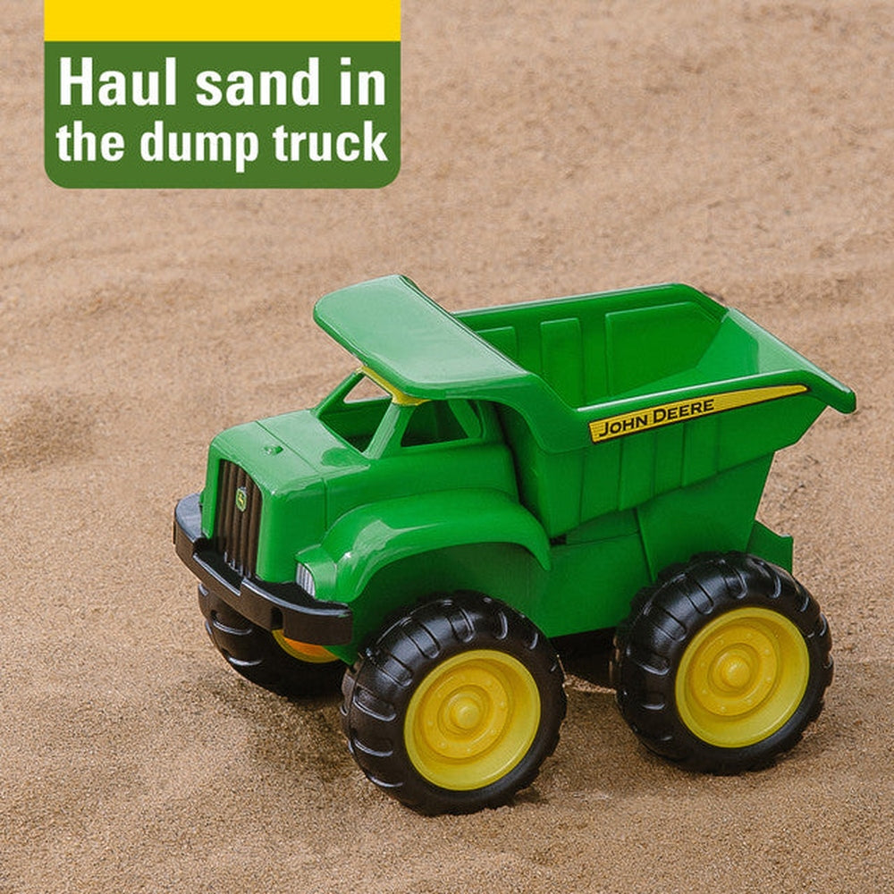 John Deere 6 Inch Sandbox Toy Set with Toy Truck and Toy Tractor