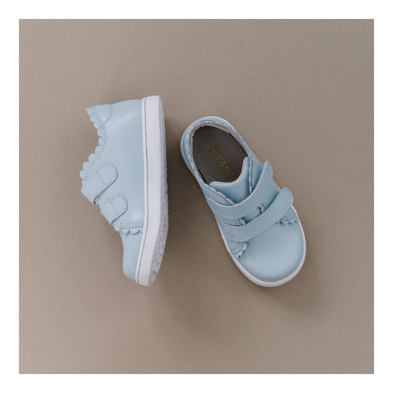 L'Amour Caroline Scalloped Sneaker