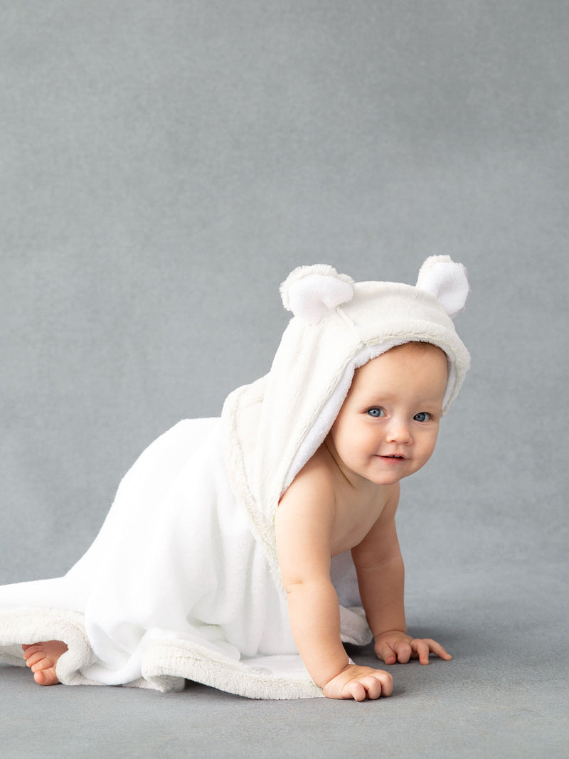 Little Giraffe Lux Baby Hooded Towel