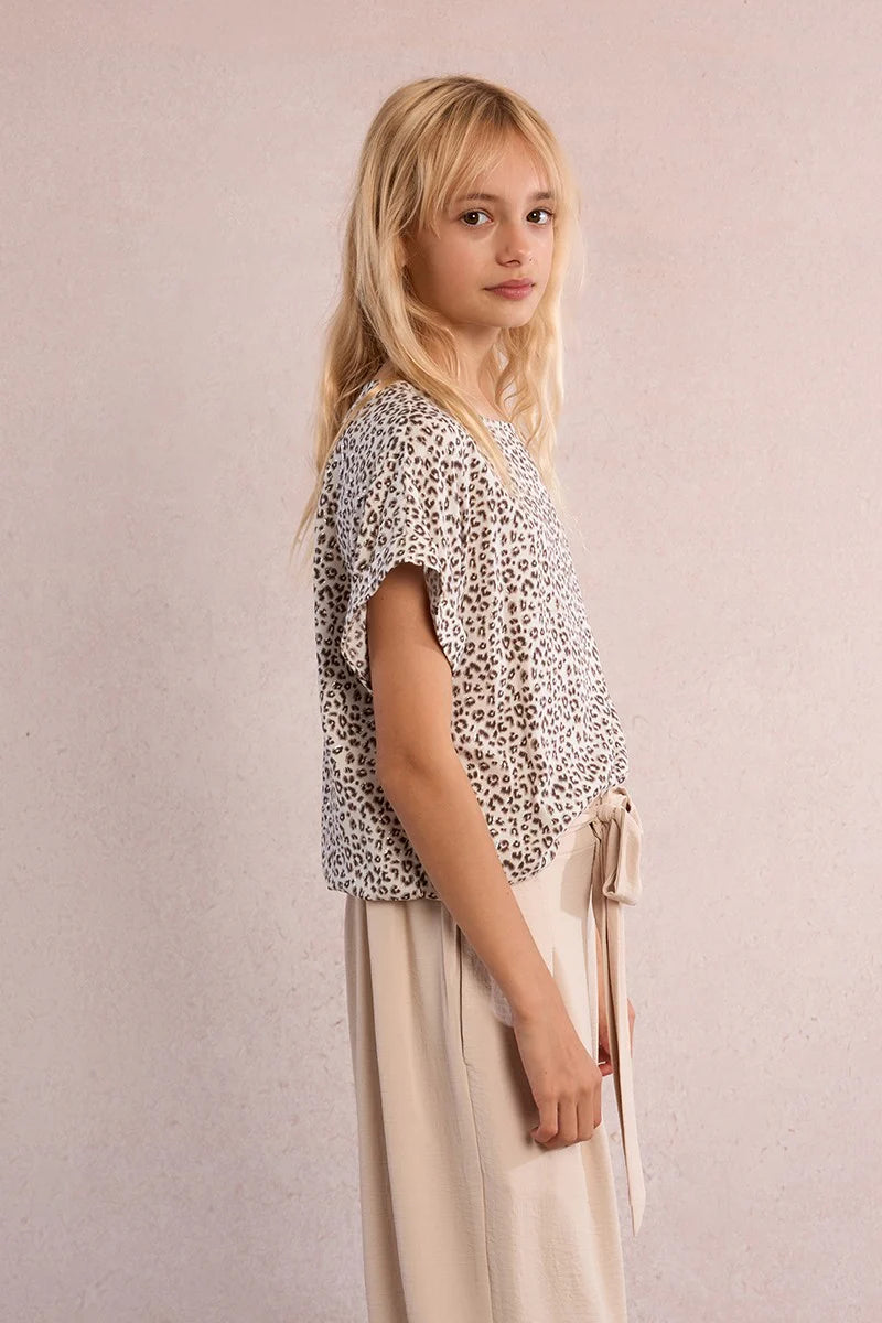 Mini MollyMini Molly Girls Leopard Print TopBabysupermarket