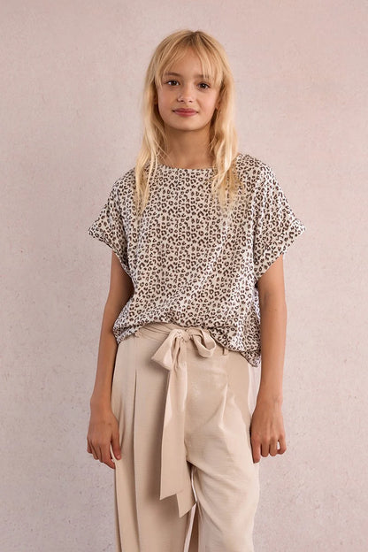Mini MollyMini Molly Girls Leopard Print TopBabysupermarket