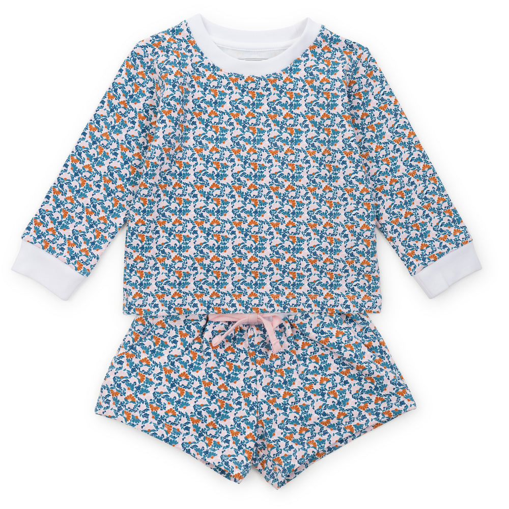 Lila and Hayes Autumn Blooms Stella Sweatshirt Short Set