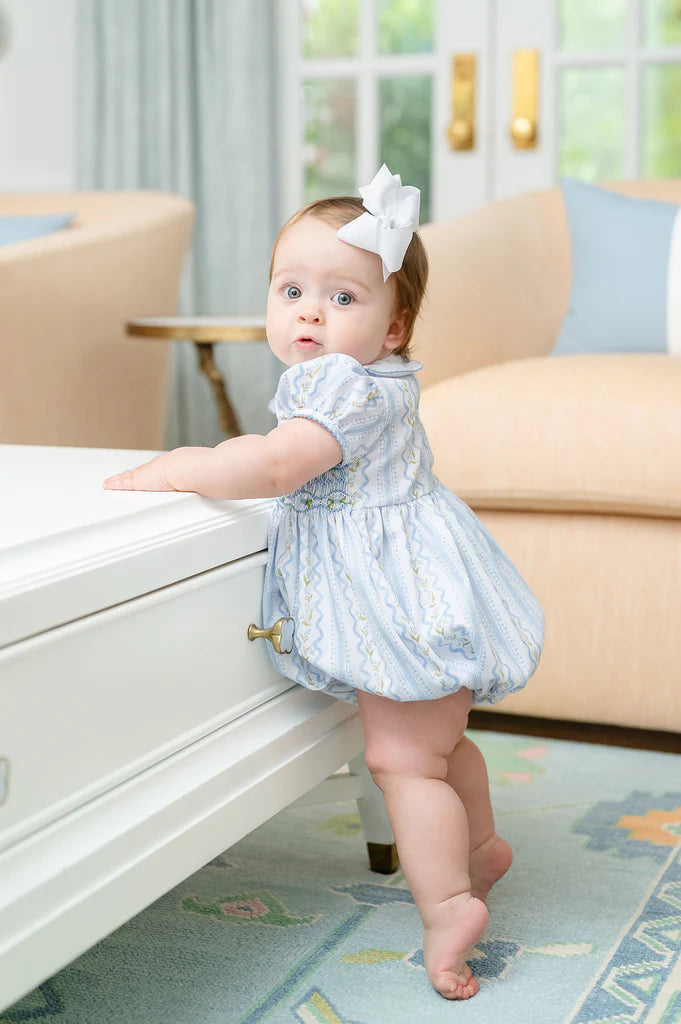 Ruth & Ralph Winter Lily Eleanor Smocked Bubble