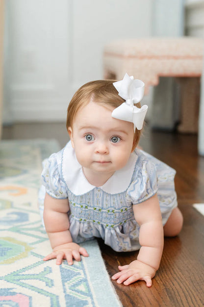 Ruth & Ralph Winter Lily Eleanor Smocked Bubble