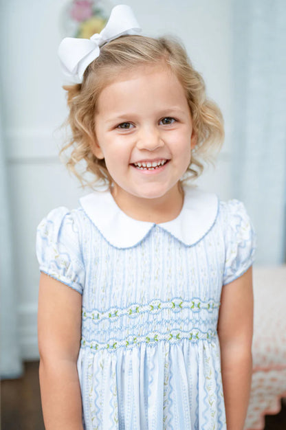 Ruth & Ralph Winter Lily Caroline Smocked Dress