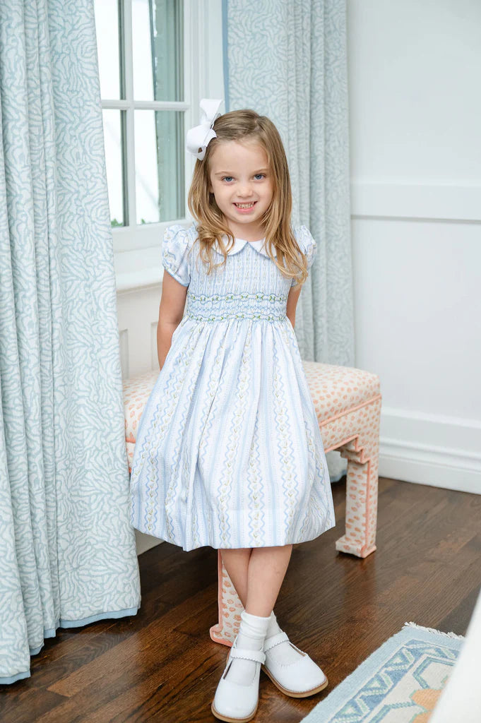 Ruth & Ralph Winter Lily Caroline Smocked Dress