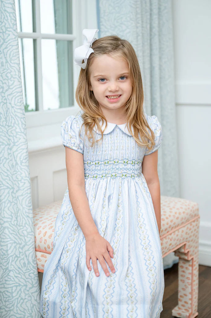 Ruth & Ralph Winter Lily Caroline Smocked Dress