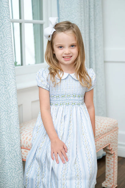 Ruth & Ralph Winter Lily Caroline Smocked Dress